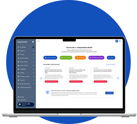 Dashboard easycancha admin